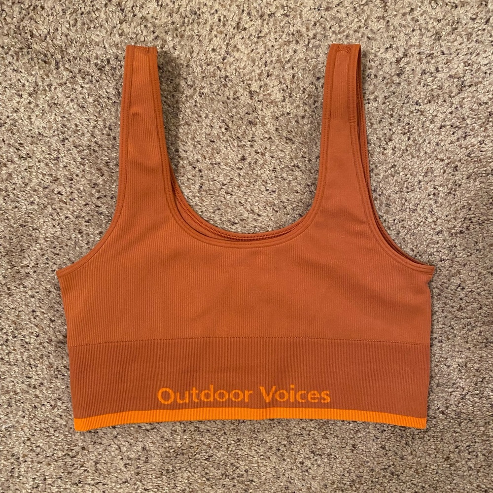 Outdoor Voices SeamlessRib Longline Bra